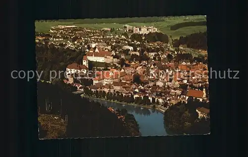 Fuessen Allgaeu Hoehenluftkurort Kneippkurort Fliegeraufnahme Kat. Fuessen