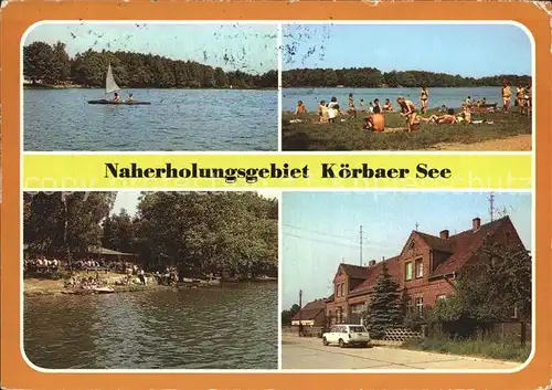 Koerba Naherholungsgebiet Koerbaer See Kat. Lebusa