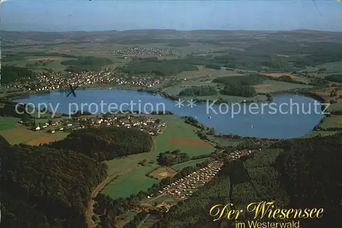 Pottum Wiesensee Westerwald Fliegeraufnahme Kat. Pottum