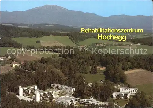 Grimmenstein Edlitztal Rehazentrum Hochegg Schneeberg Fliegeraufnahme Kat. Edlitz