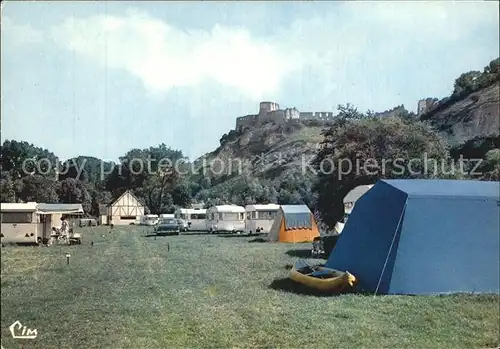 Les Andelys Camping de l Ile des Trois Rois Chateau Gaillard Kat. Les Andelys