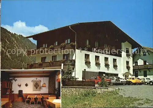 Rinnen Tirol Hotel Pension Rotlechhof Lechtaler Alpen Kat. Berwang