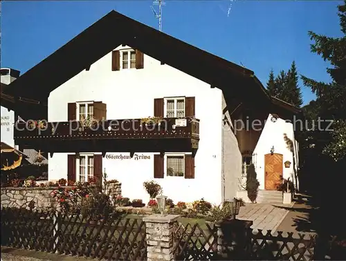 Mittenwald Karwendel Tirol Gaestehaus Friwa Kat. Schwaz