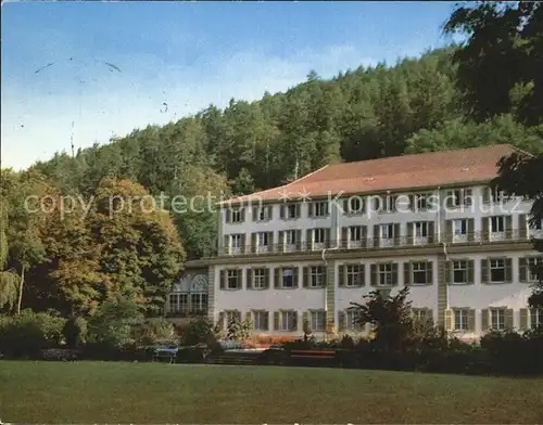 Imnau Bad Sanatorium Fuerstenbau Stahlbad Kat. Haigerloch