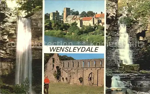Wensleydale Hardraw Fall and Scaur West Tanfield Millgill Force Jervaulx Abbey Kat. Blyth Valley