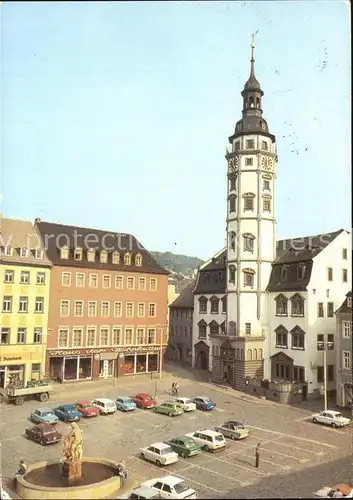 Gera Rathaus Brunnen Kat. Gera