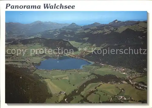 Walchsee Tirol Fliegeraufnahme Kat. Walchsee