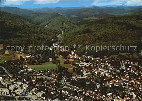 Bad Bergzabern Heilklimatischer Kurort Suedliche Weinstrasse Naturpark Pfaelzerwald Fliegeraufnahme Kat. Bad Bergzabern
