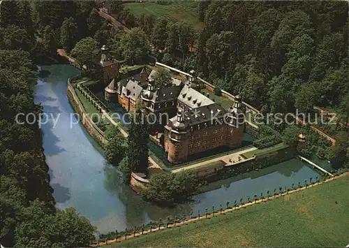 Crottorf Schloss Fliegeraufnahme Kat. Morsbach