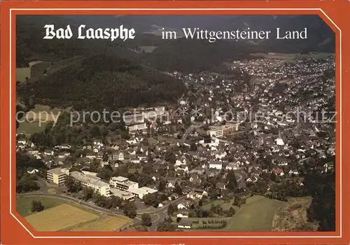 Bad Laasphe Wittgensteiner Land Fliegeraufnahme Kat. Bad Laasphe