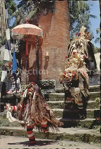 Bali Indonesien Barong Dance Mythologie Kat. Bali