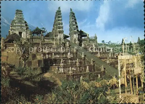 Bali Indonesien Besakih Temple and Mt Agung Kat. Bali