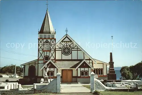 Ohinemutu Historic Church Maori Village