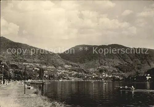 Usti nad Labem Partie na Labi Uferpartie an der Elbe Kat. Usti nad Labem