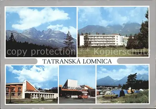 Tatranska Lomnica Vysoke Tatry Hotel Restaurant Camping Kat. Tschechische Republik