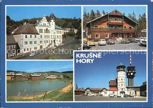 Jachymov Svycarska bouda Marianska Horsky Hotel Klinovec Krusne Hory Erzgebirge Kat. Sankt Joachimsthal