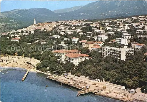 Novi Vinodolski Fliegeraufnahme Kat. Hrvatska