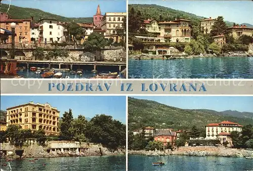 Lovran Teilansichten Kat. Kroatien
