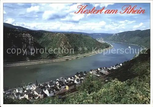 Kestert Rhein Panorama Kat. Kestert