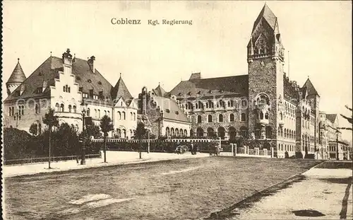 Koblenz Rhein Regierung Kat. Koblenz