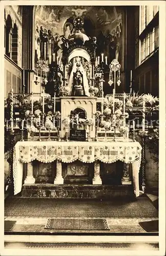 Werl Westfalen Wallfahrtskirche Marienaltar Kat. Werl