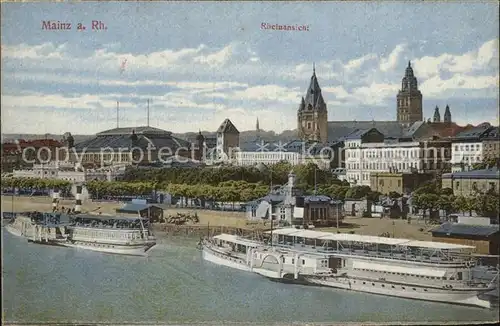 Mainz Rhein Rheinpartie