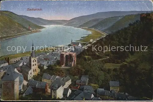 Bacharach Rhein Rheinpartie Kat. Bacharach
