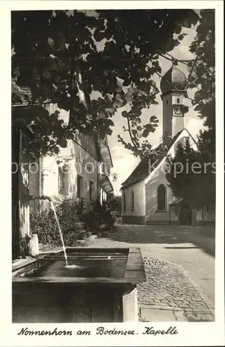 Nonnenhorn Kapelle Brunnen Kat. Nonnenhorn Bodensee