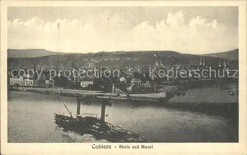 Coblenz Koblenz Rhein und Mosel Kat. Koblenz Rhein