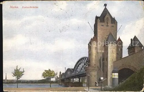 Mainz Rhein Kaiserbruecke