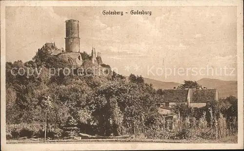 Bad Godesberg mit Godesburg Kat. Bonn
