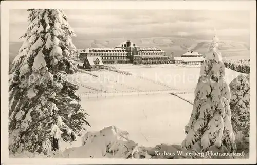 Winterberg Hochsauerland Kurhaus im Wintr Kat. Winterberg