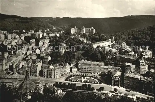 Karlovy Vary Fliegeraufnahme Lenin Platz Kat. Karlovy Vary Karlsbad