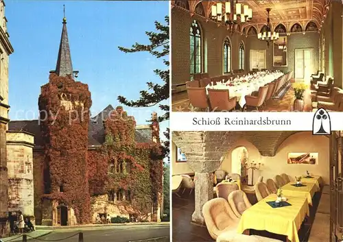 Reinhardsbrunn Schloss  Speisesaal Kat. Friedrichroda