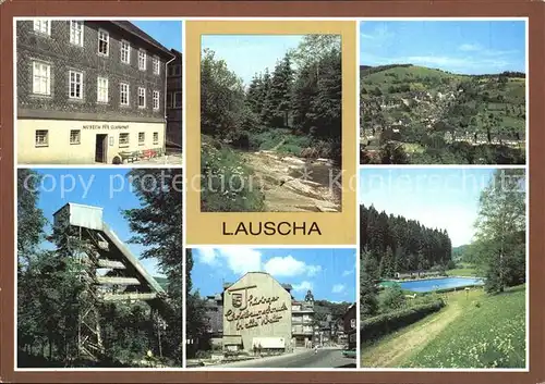 Lauscha Museum fuer Glaskunst Steinachgrund Freibad Kat. Lauscha