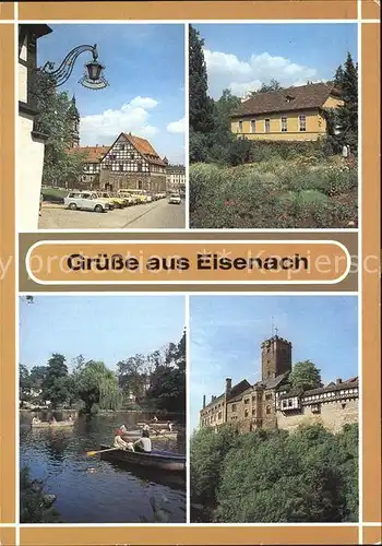 Eisenach Thueringen Wartburg Residenzhaus Prinzenteich  Kat. Eisenach
