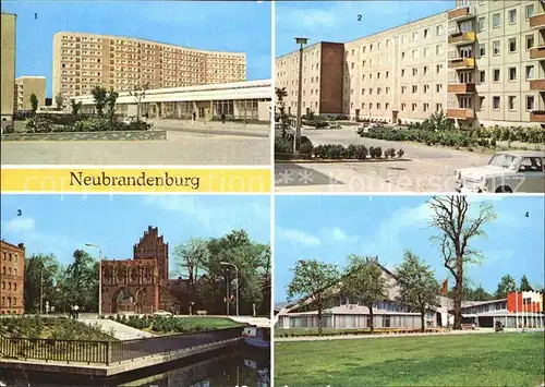 Neubrandenburg Keplerstrasse Treptower Tor Stadthalle Kat. Neubrandenburg