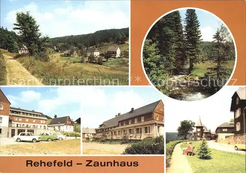 Rehefeld Zaunhaus Tal der wilden Weisseritz Ferienheime Hohenstein Kat. Altenberg