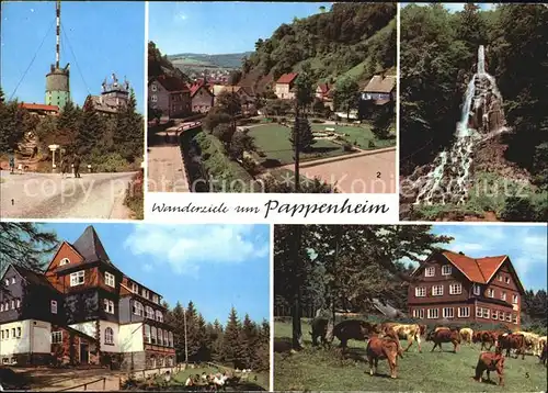 Pappenheim Thueringen Wanderziele Inselberg Spiessberghaus Trusetaler Wasserfall Kat. Floh Seligenthal