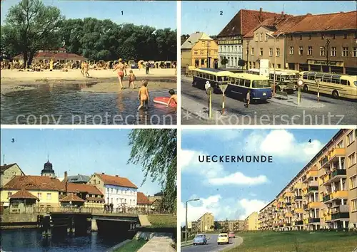 Ueckermuende Mecklenburg Vorpommern Hofbad Hafen  Kat. Ueckermuende