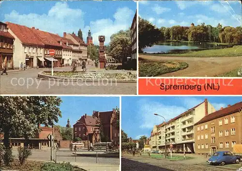 Spremberg Niederlausitz Grodk Schloss Busbahnhof Kat. Spremberg