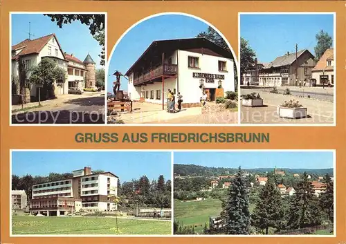 Friedrichsbrunn Harz Restaurants Brockenblick und Zum Ramberg  Klobenberg Baude  Kat. Friedrichsbrunn