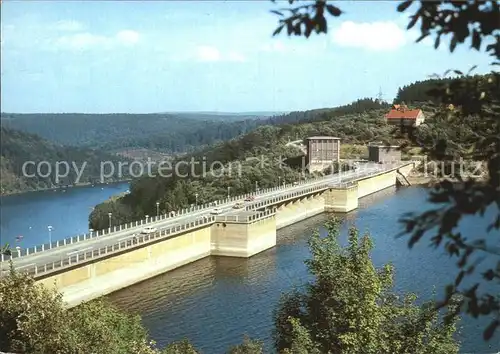 Rappbodetalsperre Staumauer Kat. Hasselfelde