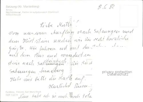 Satzung Hirtsteinbaude Kat. Marienberg