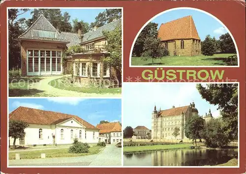 Guestrow Mecklenburg Vorpommern Ernst Barlach Haus und Theater am Heidberg Gertrudenkapelle Schloss Kat. Guestrow