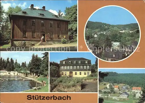 Stuetzerbach Jagdhaus Gabelbach Goethegedenkstaette  Freibad Goethehaus Kat. Stuetzerbach