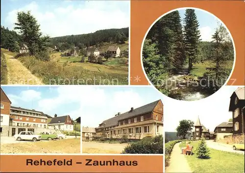 Rehefeld Zaunhaus Tal der Wilden Weisserlitz Ferienheime Hohenstein Ernstthal Kat. Altenberg