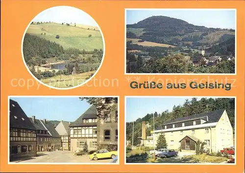 Geising Erzgebirge Stadtbad Huettenteich Erholungsheim Am Aschergraben Kat. Geising Osterzgebirge