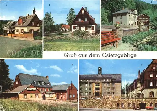 Geising Erzgebirge Baerenburg Kipsdorf Altenberg Kat. Geising Osterzgebirge