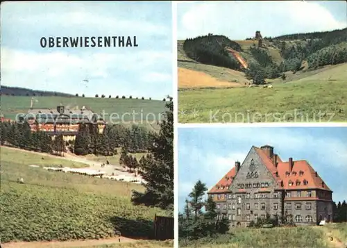 Oberwiesenthal Erzgebirge Ferienheim der IG Wismut Aktivist Schanzen Hoehensanatorium Sachsenbaude Kat. Oberwiesenthal